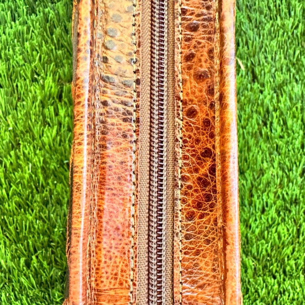 Boho Patchwork Leather Clutch - image 7